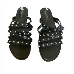 Black Nine West sandals size 7.5